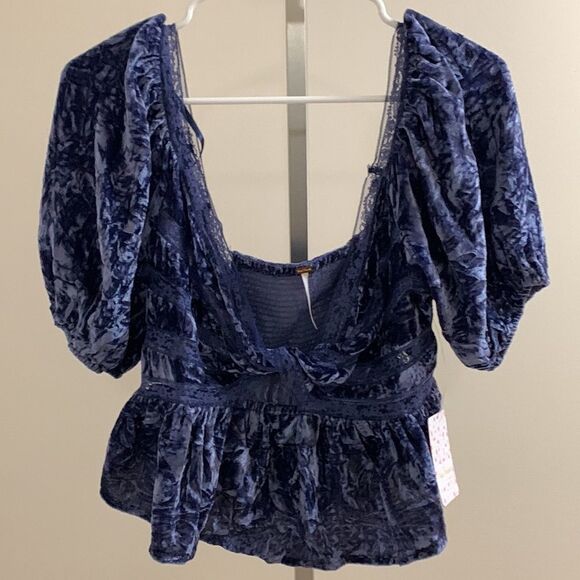 ❤️Free people your truly velvet top - Picture 4 of 13
